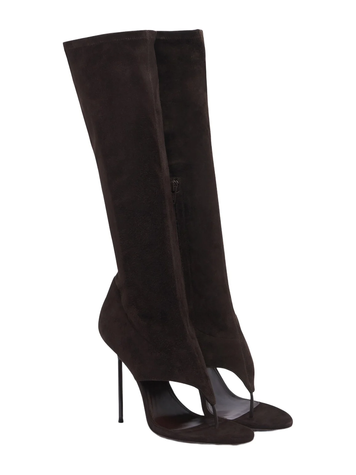 Paris Texas Lidia cut-out suede knee-high boots