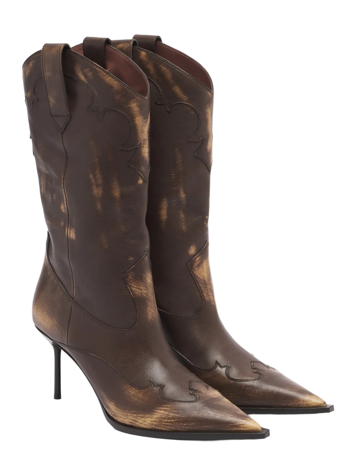 Paris Texas Lidia leather cowboy boots