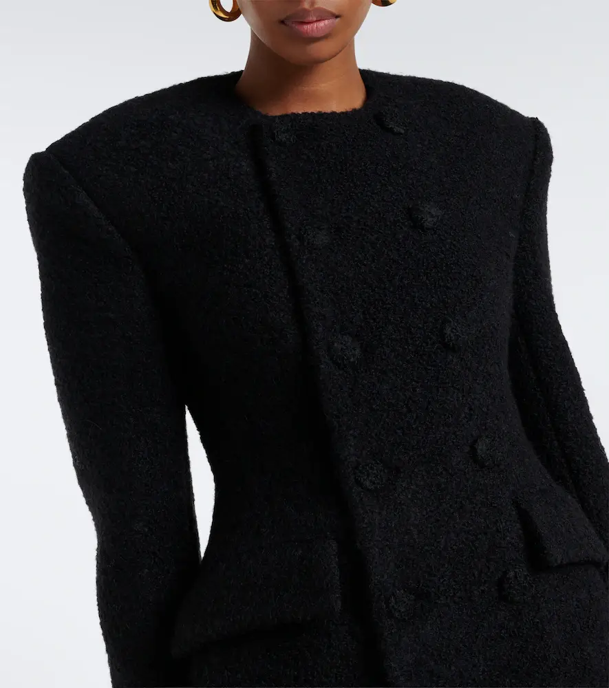 Wardrobe.NYC Wardrobe. NYC Alpaca and wool-blend bouclé blazer dress | Thumbnail 4 Wardrobe.NYC Wardrobe. NYC Alpaca and wool-blend bouclé blazer dress | Thumbnail 4
