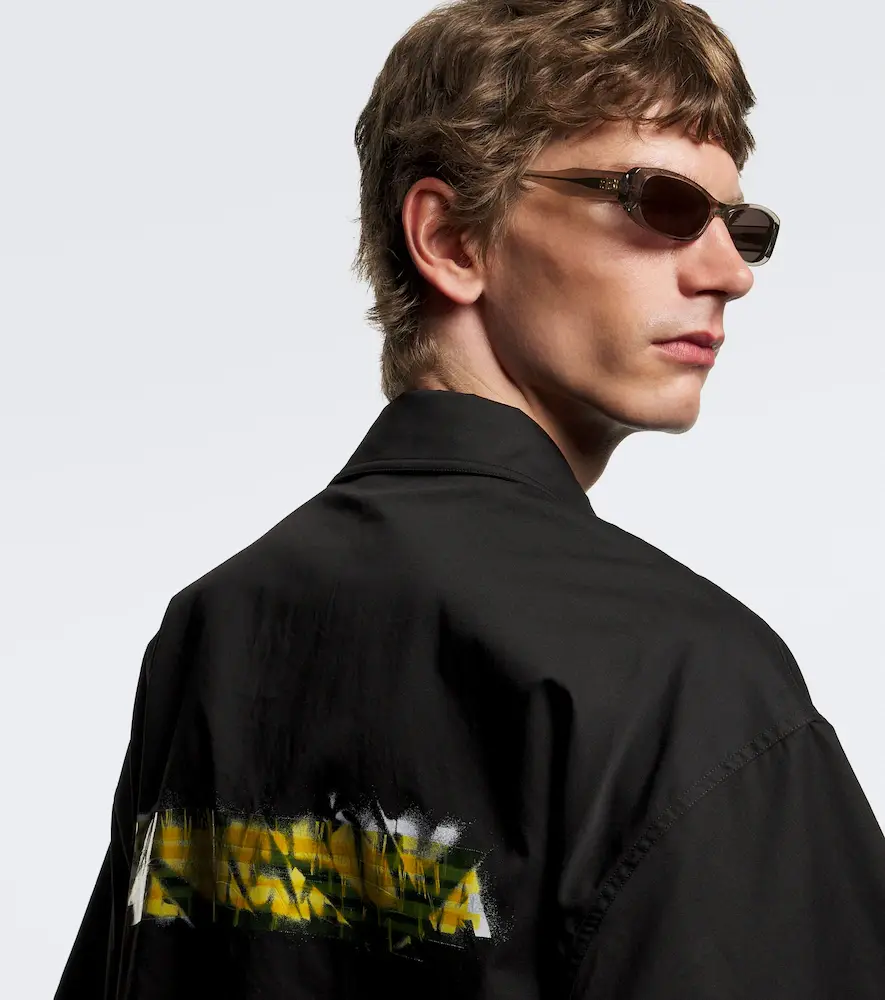 Balenciaga Logo oval sunglasses | Thumbnail 3 Balenciaga Logo oval sunglasses | Thumbnail 3
