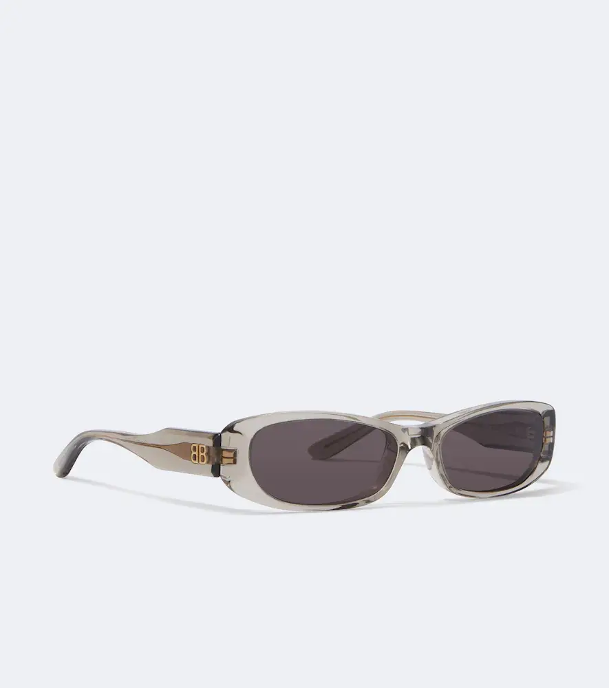 Balenciaga Logo oval sunglasses | Thumbnail 4 Balenciaga Logo oval sunglasses | Thumbnail 4