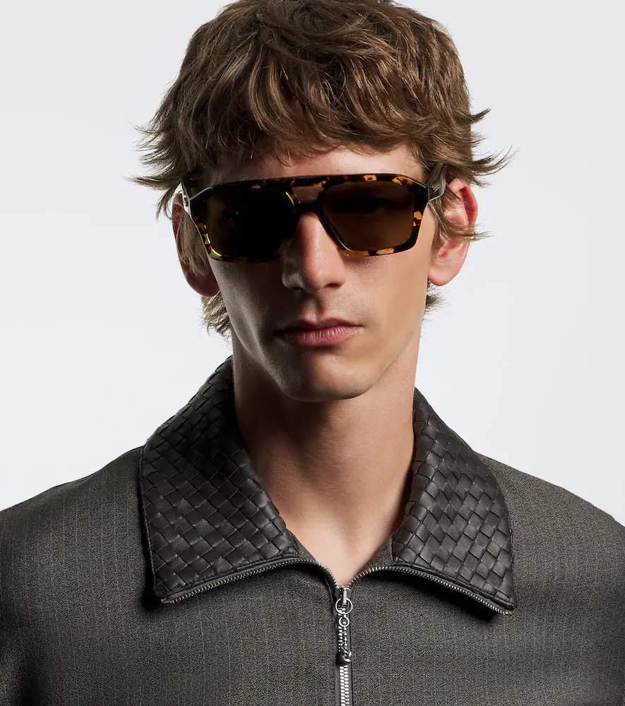 Bottega Veneta Navigator square sunglasses | Thumbnail 2 Bottega Veneta Navigator square sunglasses | Thumbnail 2