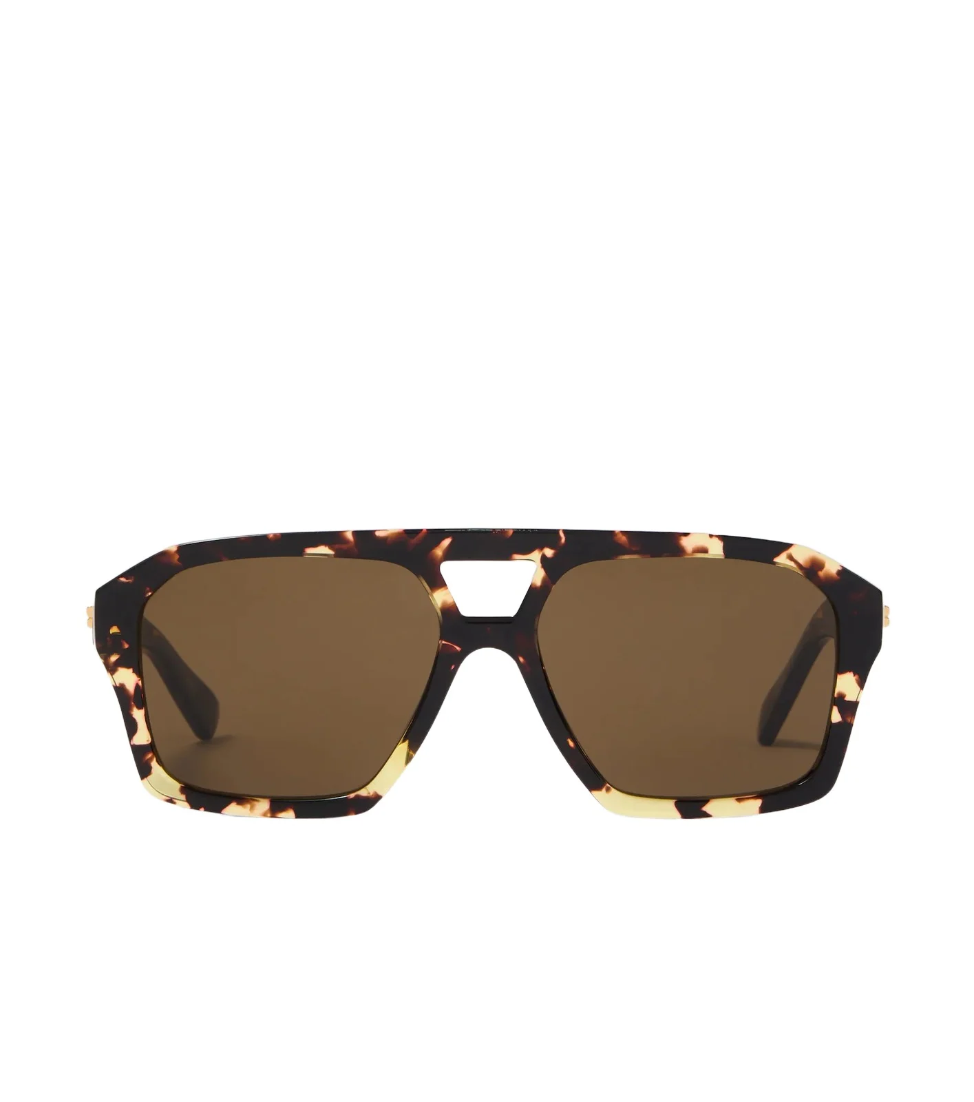 Bottega Veneta Navigator square sunglasses