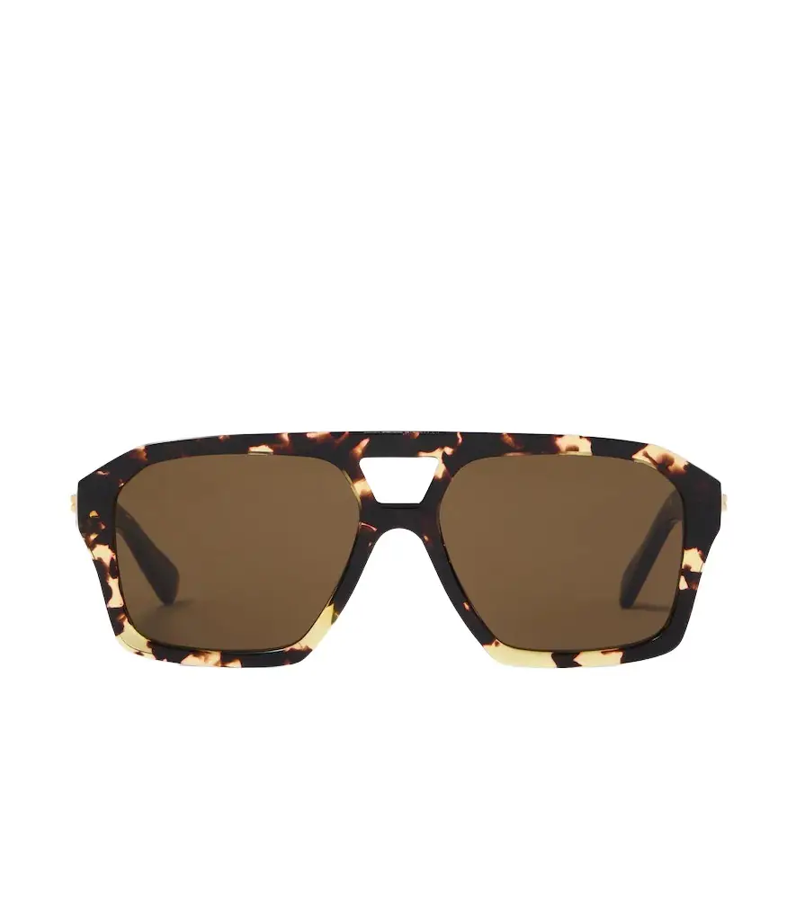 Bottega Veneta Navigator square sunglasses