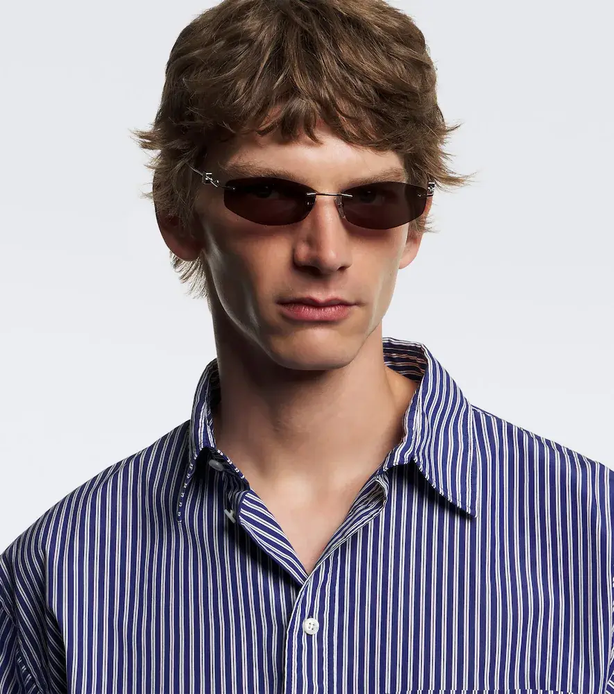 Balenciaga Nano D-Frame oval sunglasses | Thumbnail 2 Balenciaga Nano D-Frame oval sunglasses | Thumbnail 2