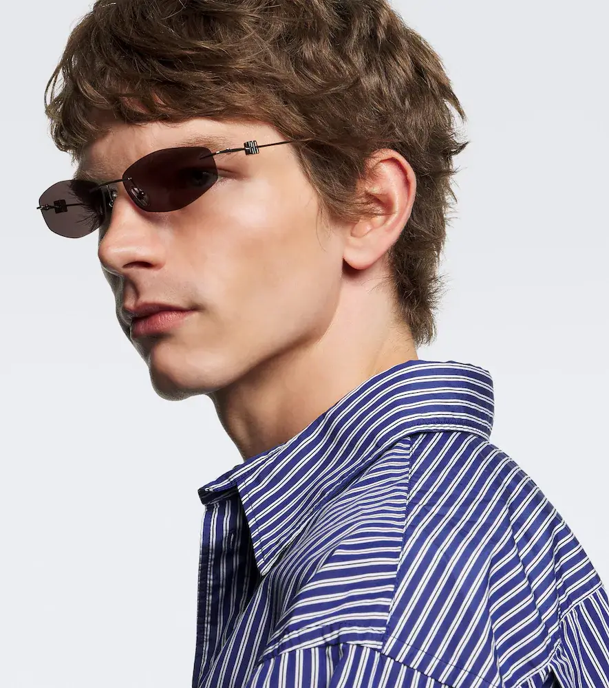 Balenciaga Nano D-Frame oval sunglasses | Thumbnail 3 Balenciaga Nano D-Frame oval sunglasses | Thumbnail 3