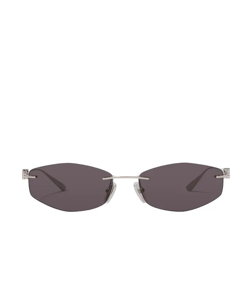 Balenciaga Nano D-Frame oval sunglasses