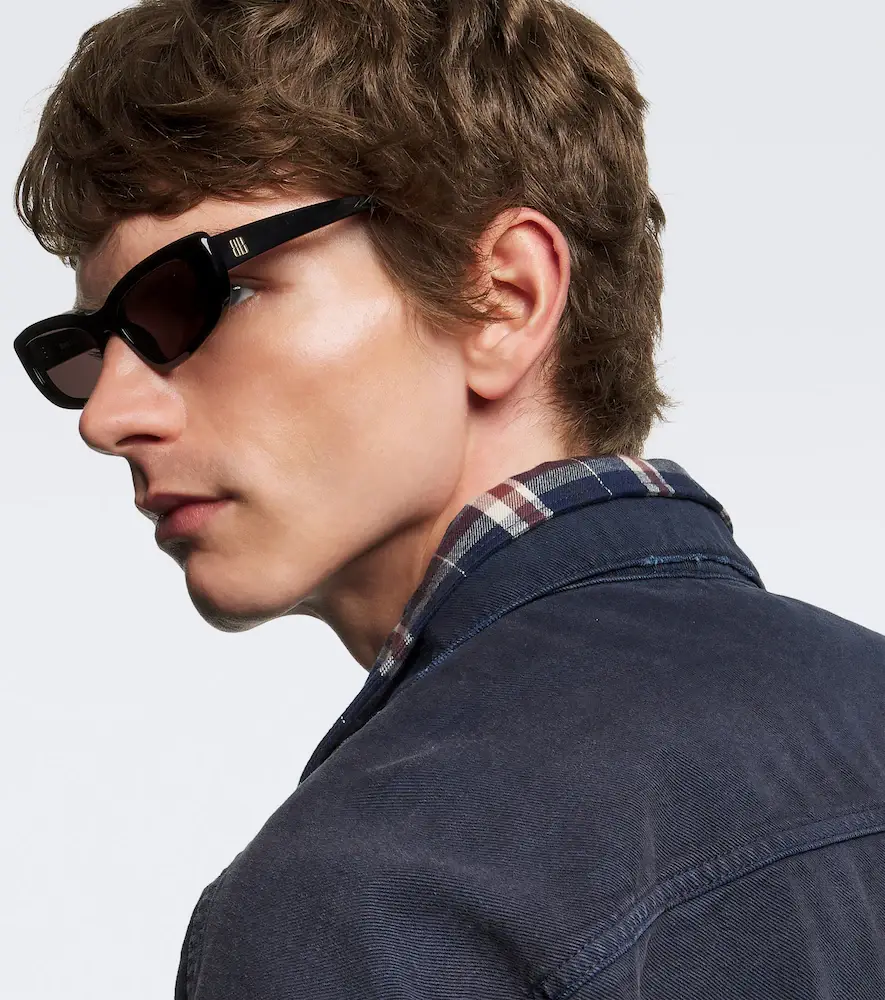 Balenciaga Logo oval sunglasses | Thumbnail 3 Balenciaga Logo oval sunglasses | Thumbnail 3