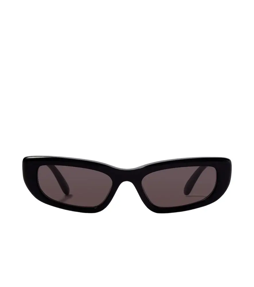 Balenciaga Logo oval sunglasses