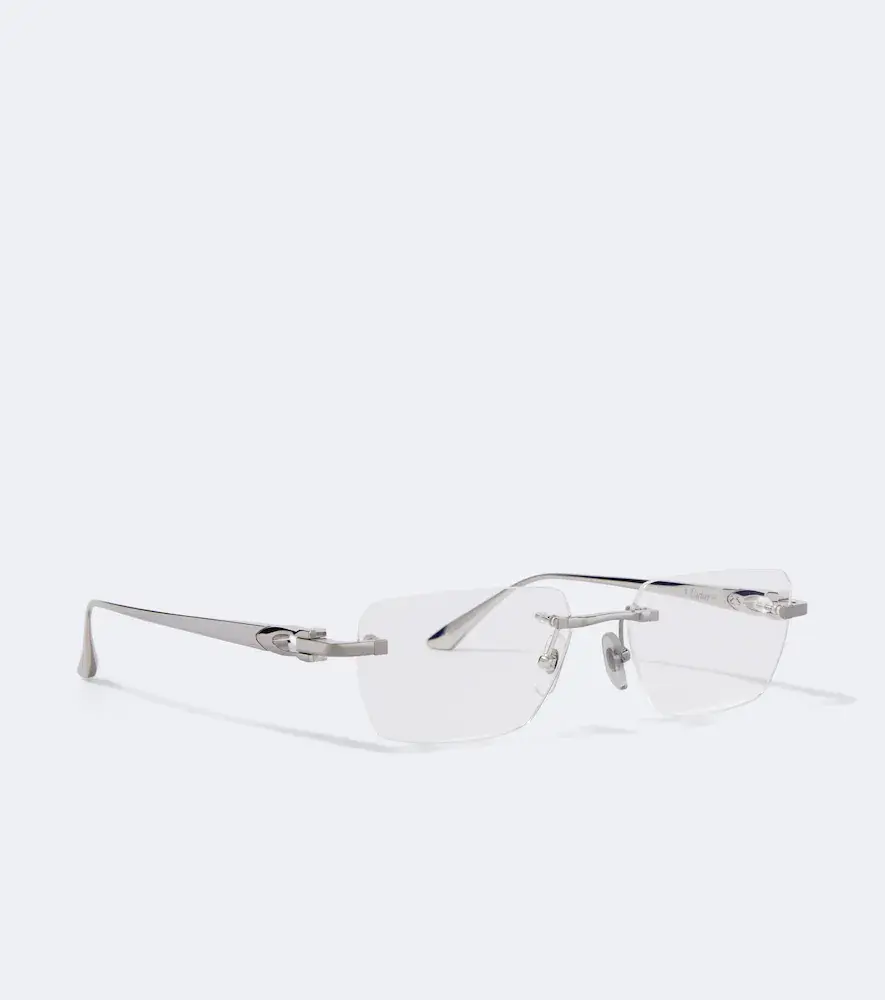 Cartier Eyewear Collection Signature C de Cartier rectangular glasses | Thumbnail 4 Cartier Eyewear Collection Signature C de Cartier rectangular glasses | Thumbnail 4