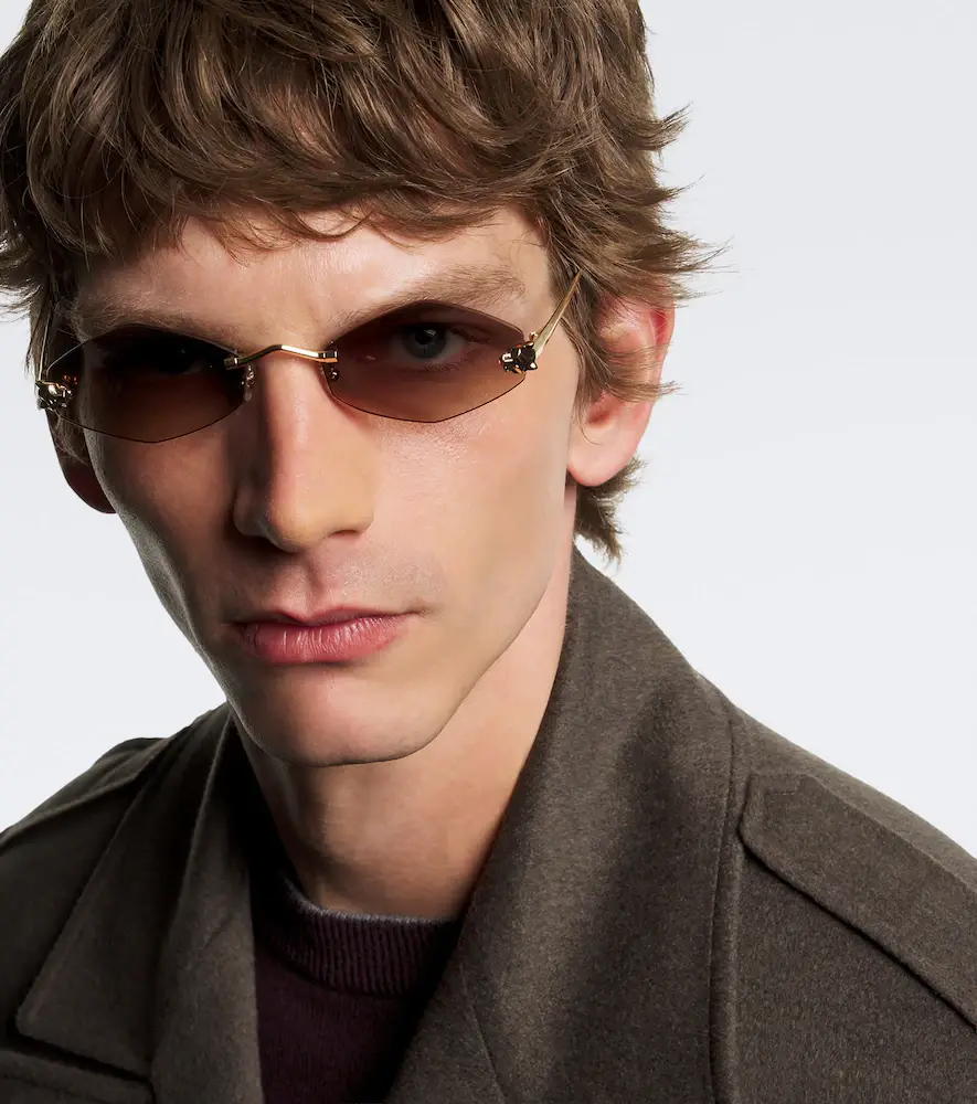 Cartier Eyewear Collection Panthère De Cartier oval sunglasses | Thumbnail 2 Cartier Eyewear Collection Panthère De Cartier oval sunglasses | Thumbnail 2