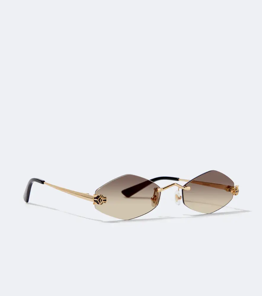 Cartier Eyewear Collection Panthère De Cartier oval sunglasses | Thumbnail 4 Cartier Eyewear Collection Panthère De Cartier oval sunglasses | Thumbnail 4