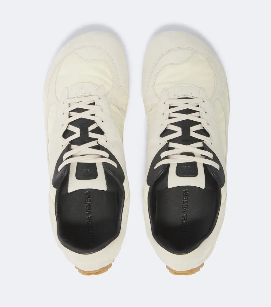 Bottega Veneta Orbit Flash suede-trimmed sneakers | Thumbnail 3 Bottega Veneta Orbit Flash suede-trimmed sneakers | Thumbnail 3
