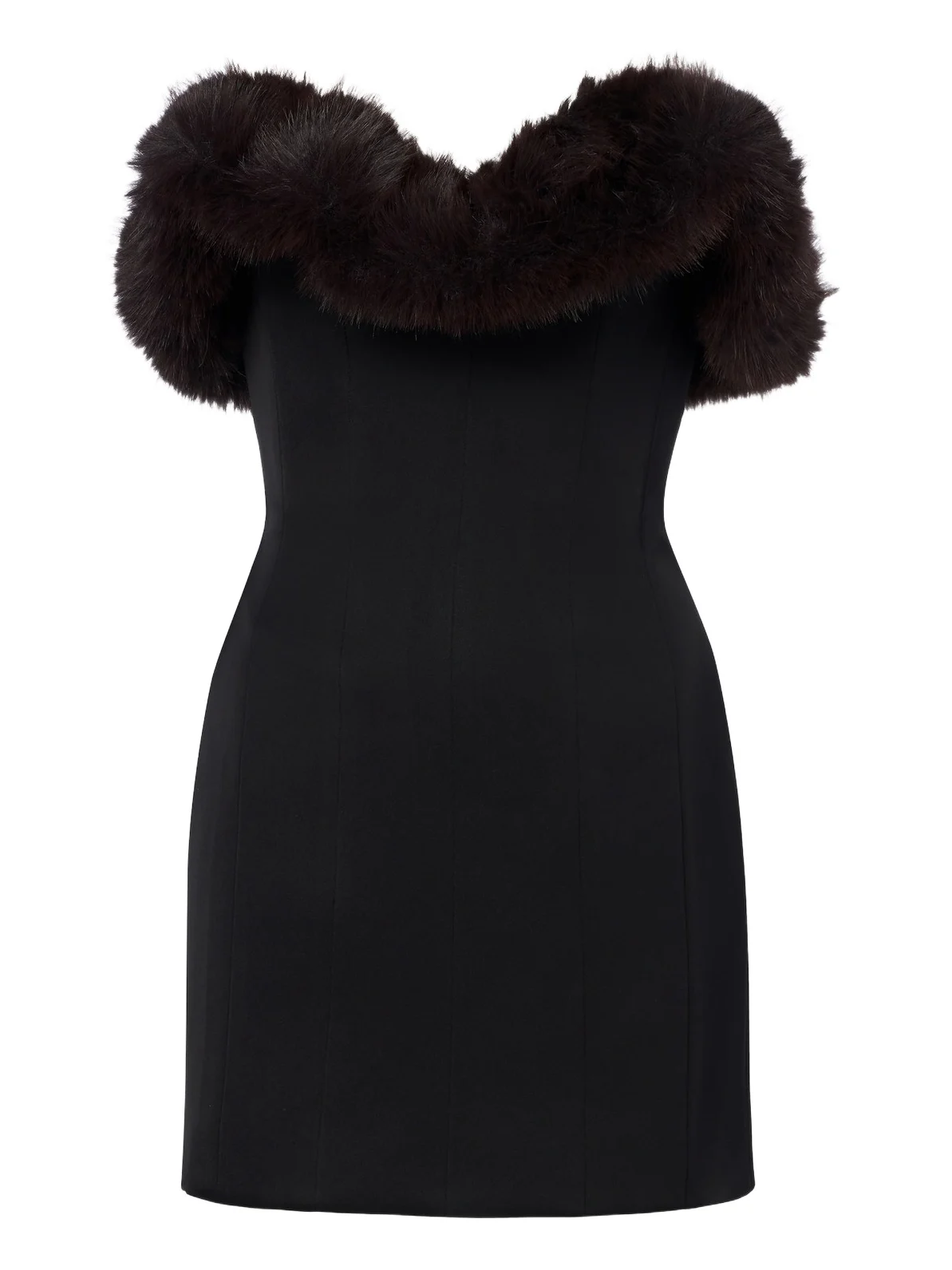 David Koma Strapless bustier minidress