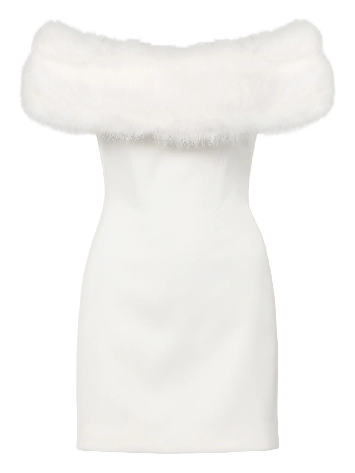 David Koma Strapless bustier minidress