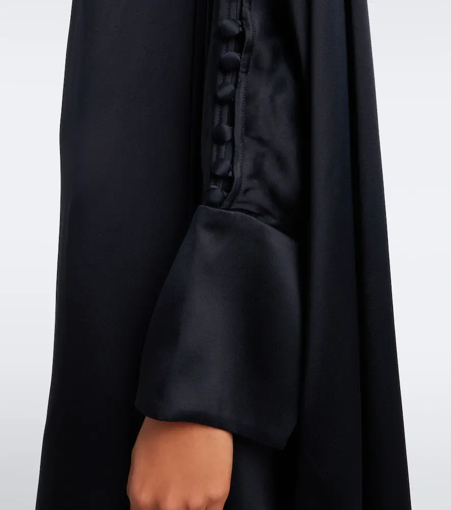 Taller Marmo Mila off-shoulder satin kaftan | Thumbnail 2 Taller Marmo Mila off-shoulder satin kaftan | Thumbnail 2
