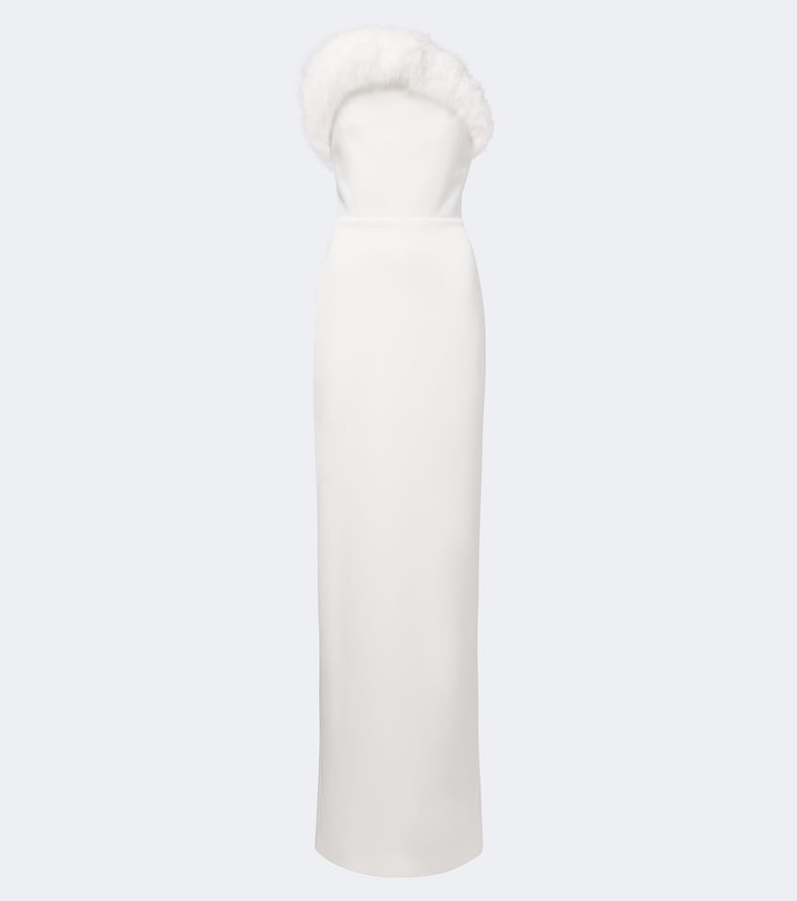 Strapless bustier gown Strapless bustier gown