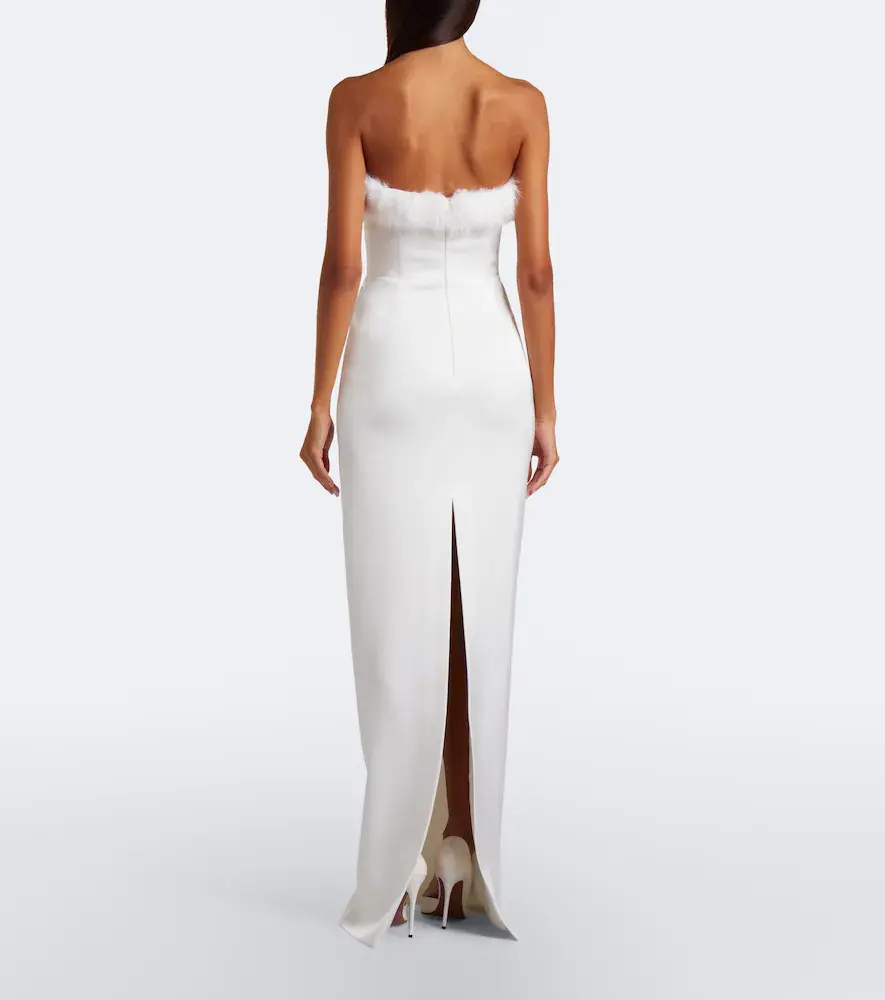 David Koma Strapless bustier gown | Thumbnail 6 David Koma Strapless bustier gown | Thumbnail 6