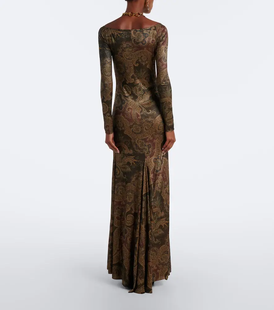 Etro Paisley jersey gown | Thumbnail 2 Etro Paisley jersey gown | Thumbnail 2