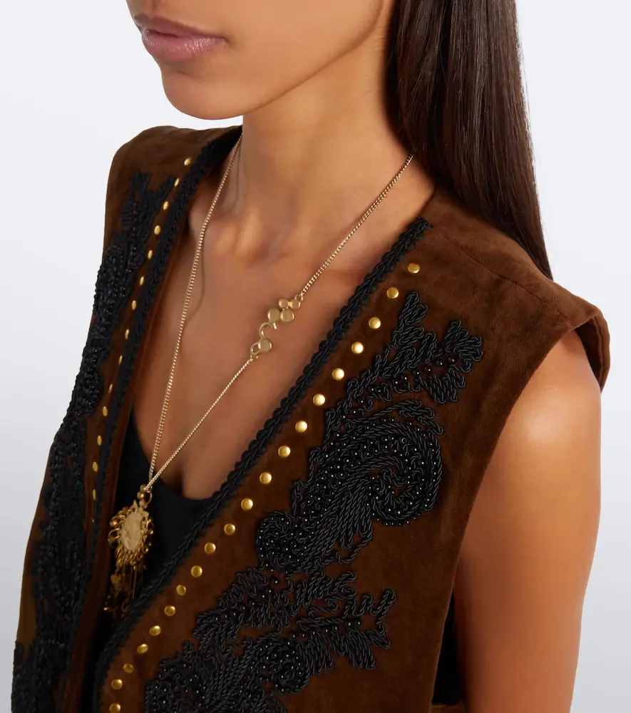 Xu Zhi Embroidered cotton-blend velvet vest | Thumbnail 4 Xu Zhi Embroidered cotton-blend velvet vest | Thumbnail 4