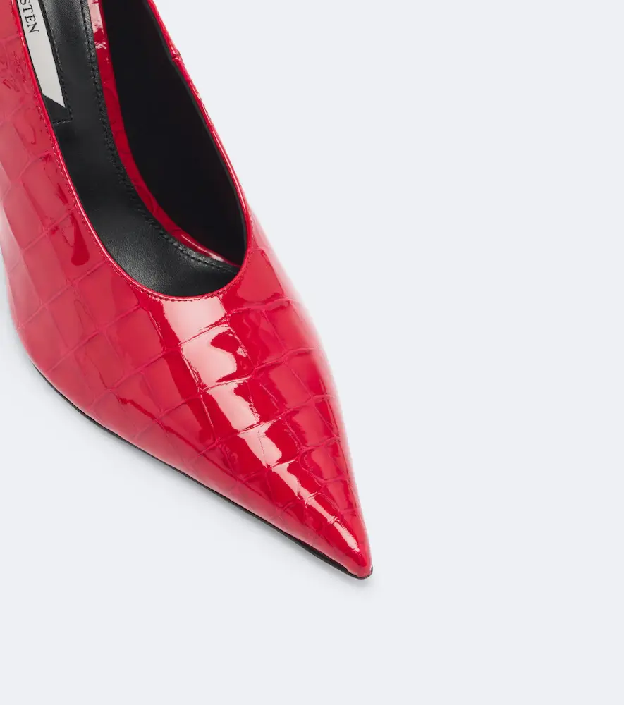 CHRISTEN Helix croc-effect patent leather pumps | Thumbnail 3 CHRISTEN Helix croc-effect patent leather pumps | Thumbnail 3