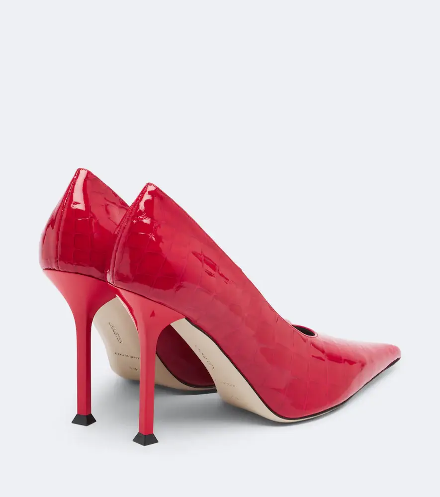 CHRISTEN Helix croc-effect patent leather pumps | Thumbnail 4 CHRISTEN Helix croc-effect patent leather pumps | Thumbnail 4