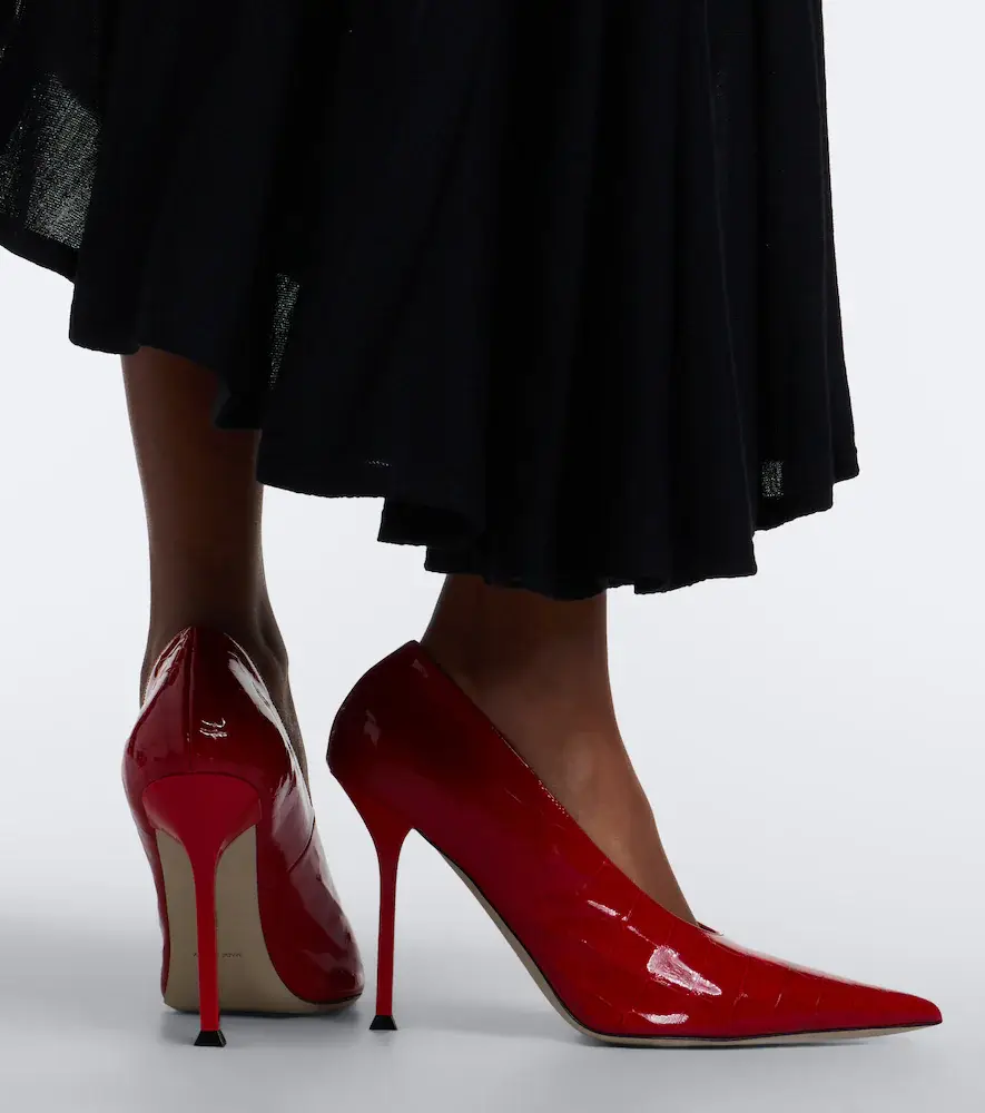 CHRISTEN Helix croc-effect patent leather pumps | Thumbnail 5 CHRISTEN Helix croc-effect patent leather pumps | Thumbnail 5