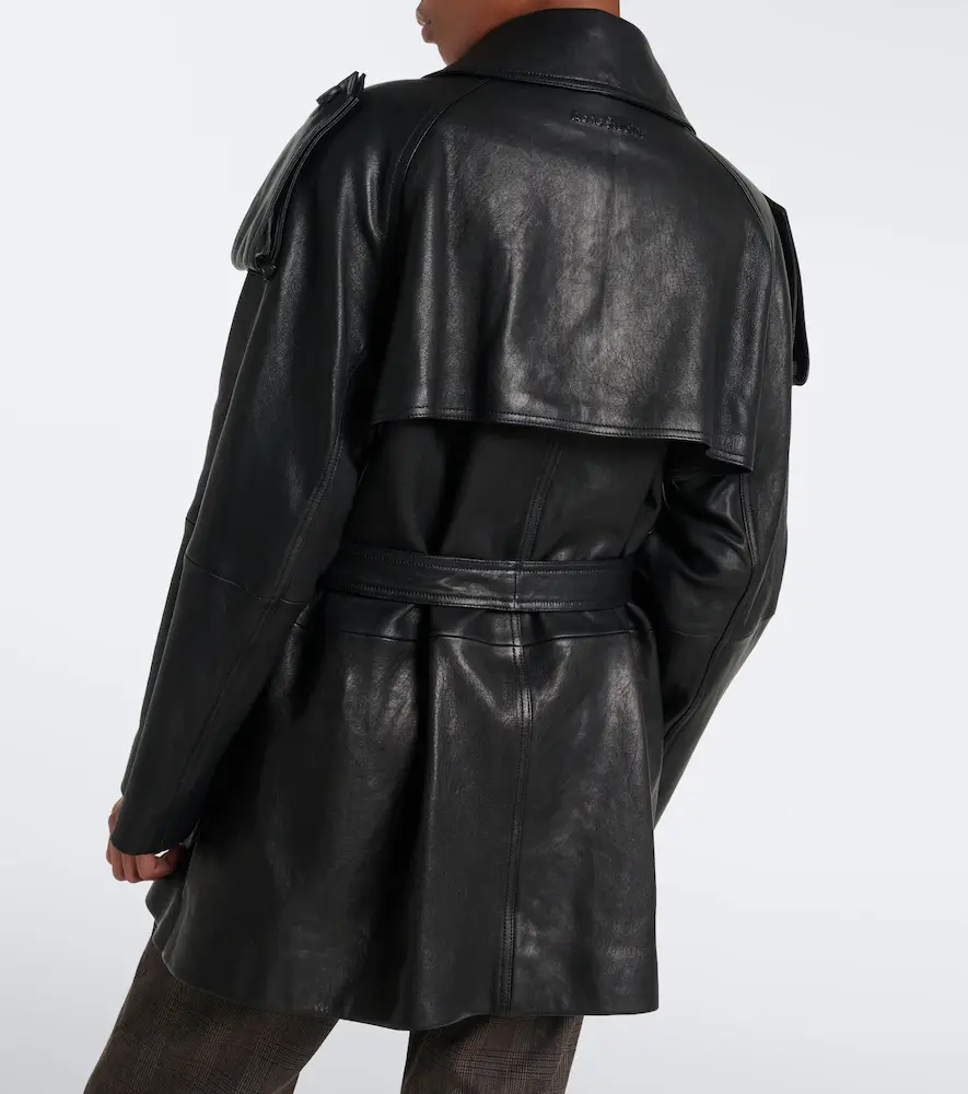 Acne Studios Leather trench coat | Thumbnail 6