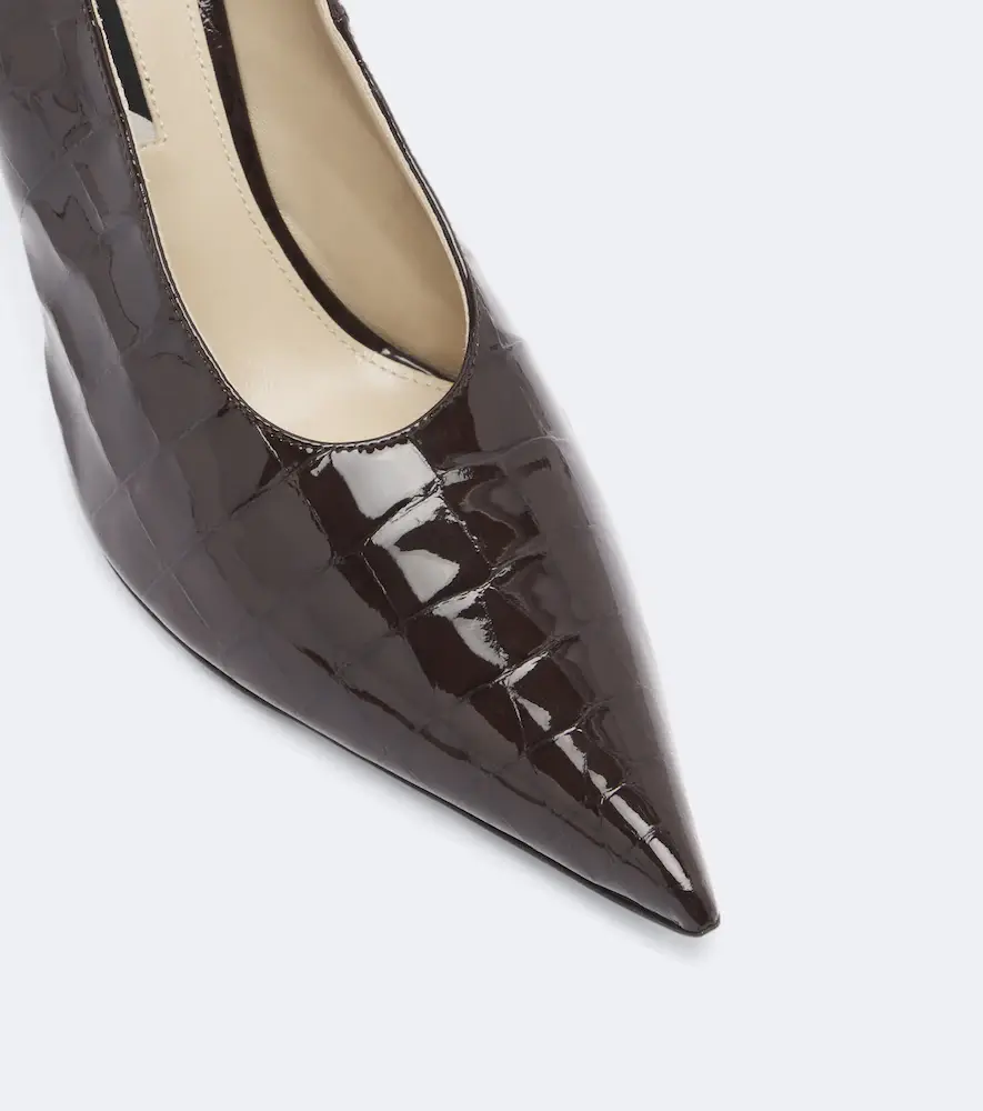 CHRISTEN Helix croc-effect patent leather pumps | Thumbnail 2 CHRISTEN Helix croc-effect patent leather pumps | Thumbnail 2