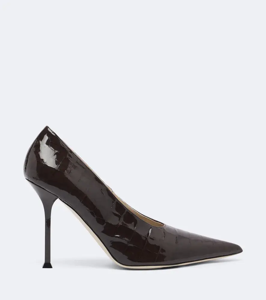 CHRISTEN Helix croc-effect patent leather pumps | Thumbnail 3 CHRISTEN Helix croc-effect patent leather pumps | Thumbnail 3