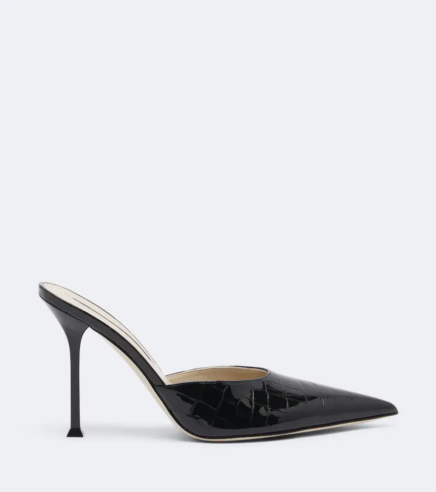 CHRISTEN Helix croc-effect patent leather mules | Thumbnail 3 CHRISTEN Helix croc-effect patent leather mules | Thumbnail 3