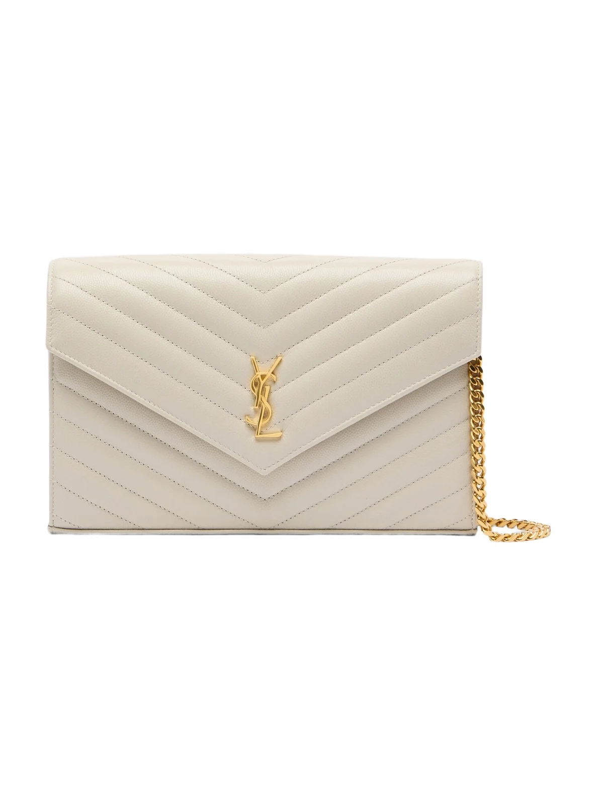 Cassandre matelassé leather wallet on chain Cassandre matelassé leather wallet on chain