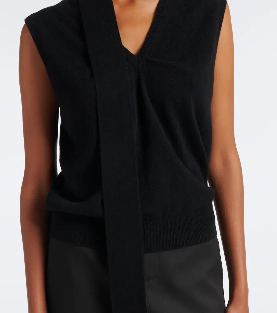 Lisa Yang Ellisyn scarf-detail cashmere top | Thumbnail 2