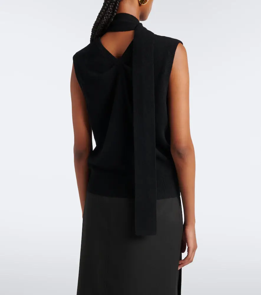 Lisa Yang Ellisyn scarf-detail cashmere top | Thumbnail 6