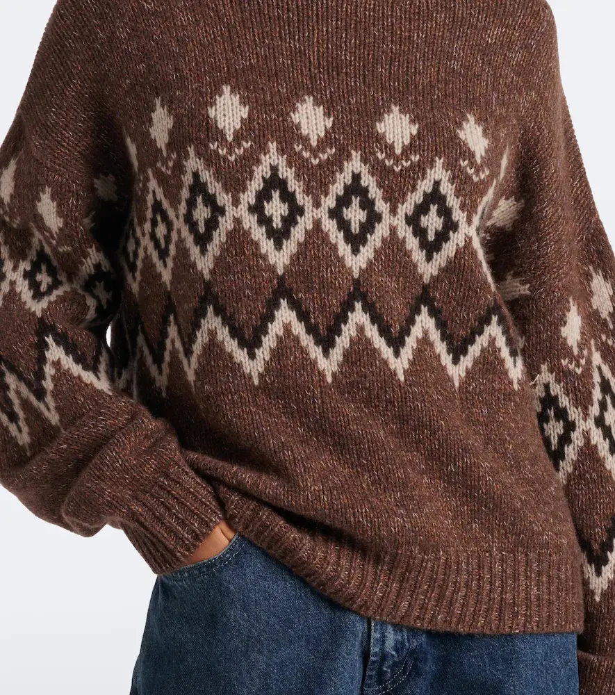 Lisa Yang Gudrun Fair Isle jacquard cashmere sweater | Thumbnail 2 Lisa Yang Gudrun Fair Isle jacquard cashmere sweater | Thumbnail 2