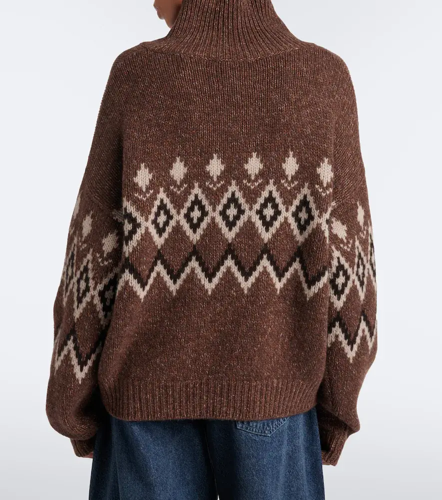 Lisa Yang Gudrun Fair Isle jacquard cashmere sweater | Thumbnail 3 Lisa Yang Gudrun Fair Isle jacquard cashmere sweater | Thumbnail 3