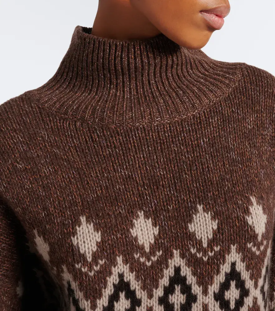Lisa Yang Gudrun Fair Isle jacquard cashmere sweater | Thumbnail 4 Lisa Yang Gudrun Fair Isle jacquard cashmere sweater | Thumbnail 4