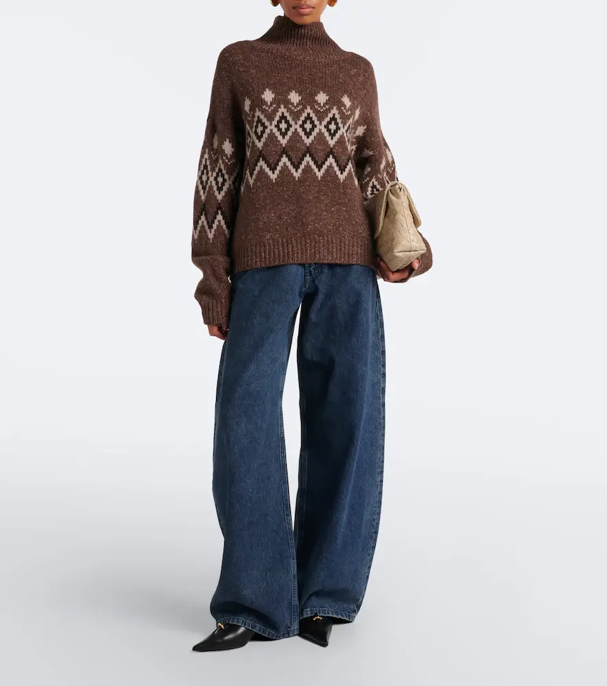 Lisa Yang Gudrun Fair Isle jacquard cashmere sweater | Thumbnail 5 Lisa Yang Gudrun Fair Isle jacquard cashmere sweater | Thumbnail 5