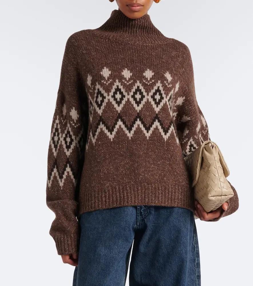 Lisa Yang Gudrun Fair Isle jacquard cashmere sweater | Thumbnail 6 Lisa Yang Gudrun Fair Isle jacquard cashmere sweater | Thumbnail 6