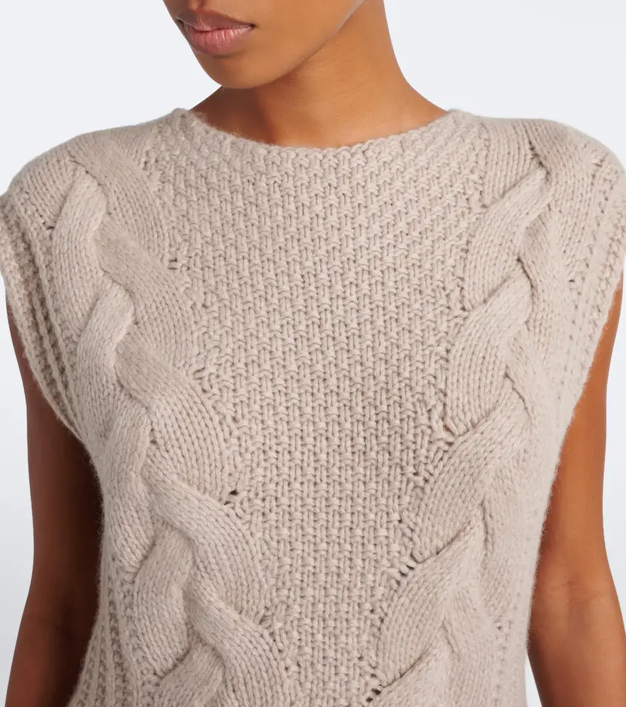 Lisa Yang Signy cable-knit peplum cashmere top | Thumbnail 5 Lisa Yang Signy cable-knit peplum cashmere top | Thumbnail 5