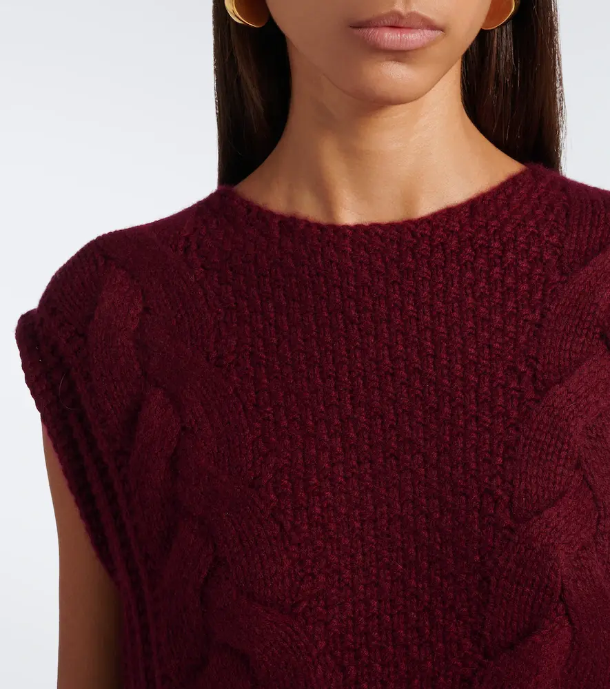Lisa Yang Signy cable-knit peplum cashmere top | Thumbnail 5 Lisa Yang Signy cable-knit peplum cashmere top | Thumbnail 5