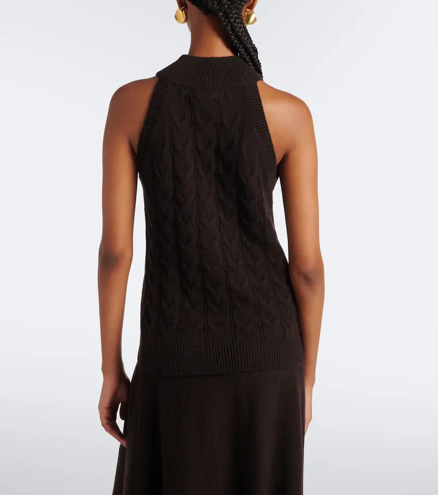 Lisa Yang Serafine cable-knit cashmere top | Thumbnail 2 Lisa Yang Serafine cable-knit cashmere top | Thumbnail 2