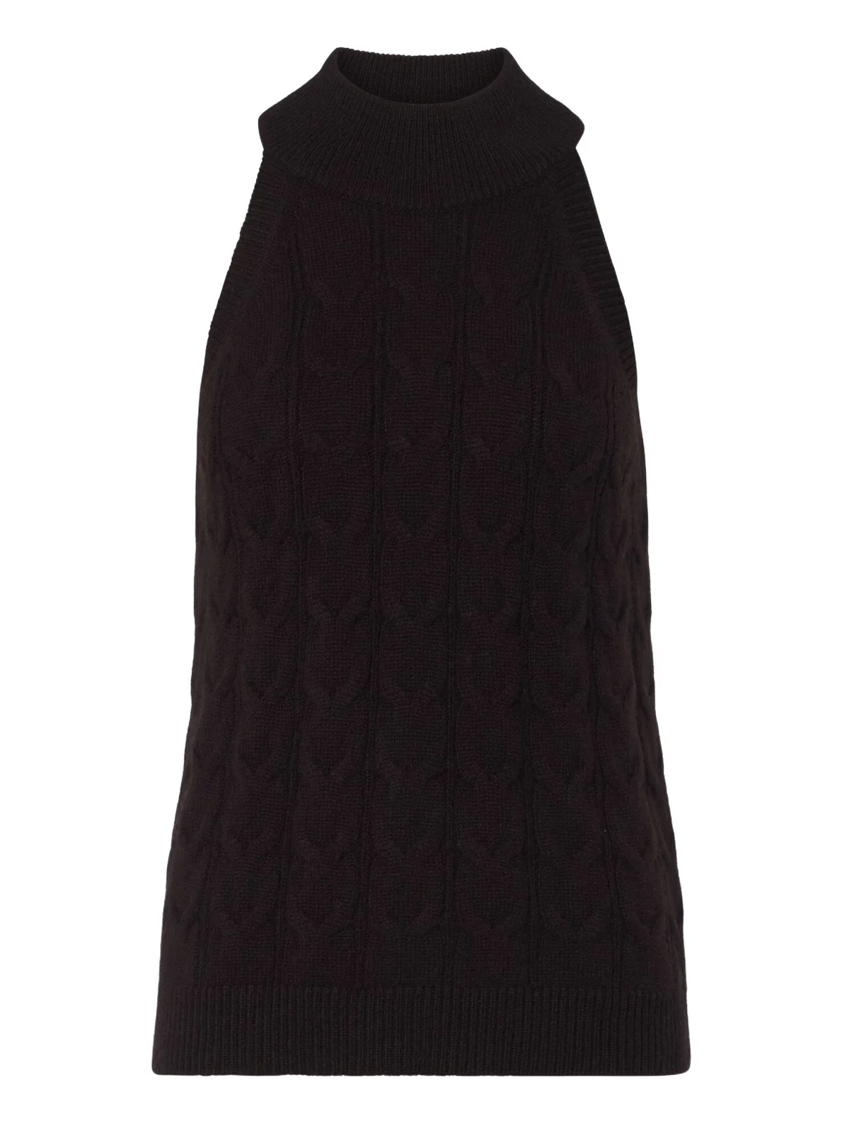 Serafine cable-knit cashmere top Serafine cable-knit cashmere top