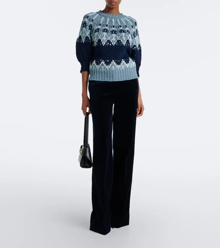 Altuzarra Marty Fair Isle cotton sweater | Thumbnail 2 Altuzarra Marty Fair Isle cotton sweater | Thumbnail 2
