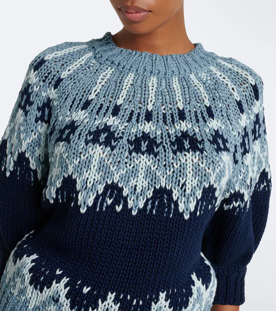 Altuzarra Marty Fair Isle cotton sweater | Thumbnail 4 Altuzarra Marty Fair Isle cotton sweater | Thumbnail 4