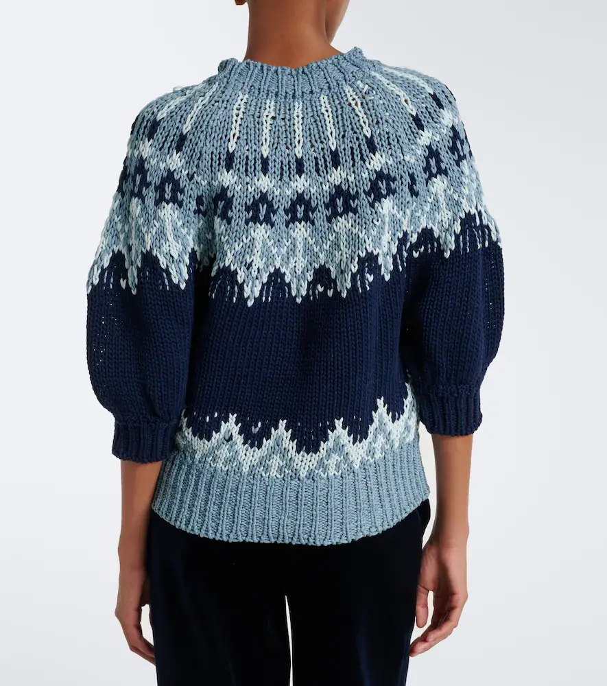 Altuzarra Marty Fair Isle cotton sweater | Thumbnail 5 Altuzarra Marty Fair Isle cotton sweater | Thumbnail 5