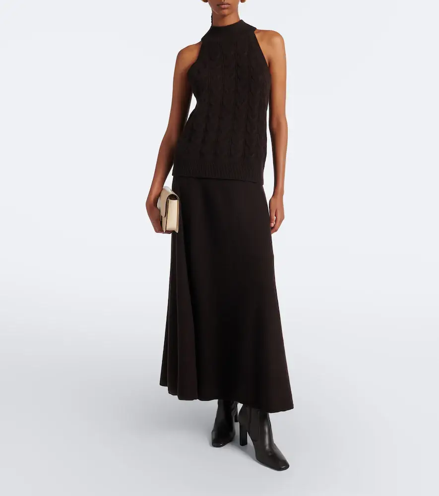 Lisa Yang Torie cashmere midi skirt | Thumbnail 2