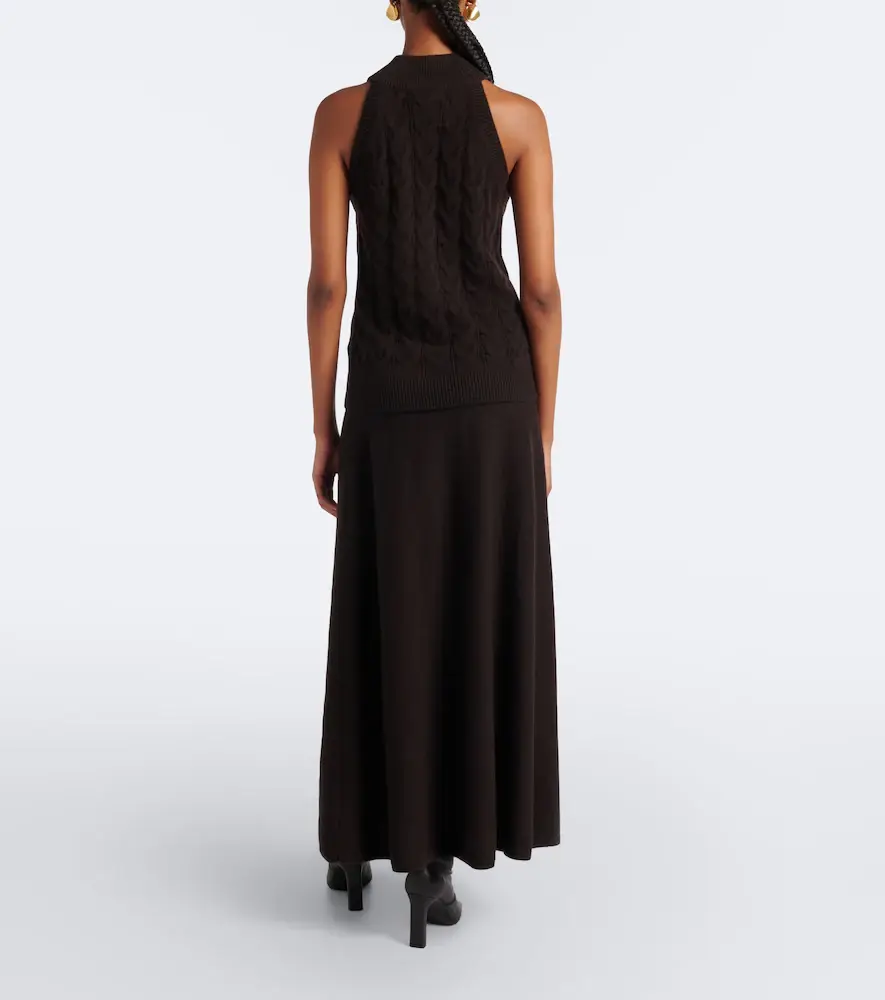 Lisa Yang Torie cashmere midi skirt | Thumbnail 6