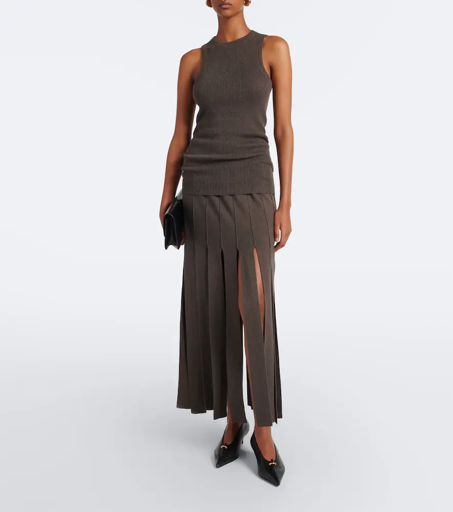 Lisa Yang Amya cotton and cashmere tank top | Thumbnail 3 Lisa Yang Amya cotton and cashmere tank top | Thumbnail 3
