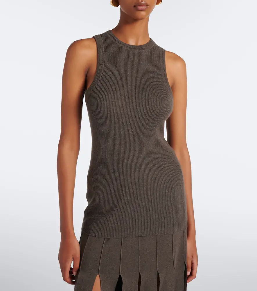 Lisa Yang Amya cotton and cashmere tank top | Thumbnail 5 Lisa Yang Amya cotton and cashmere tank top | Thumbnail 5
